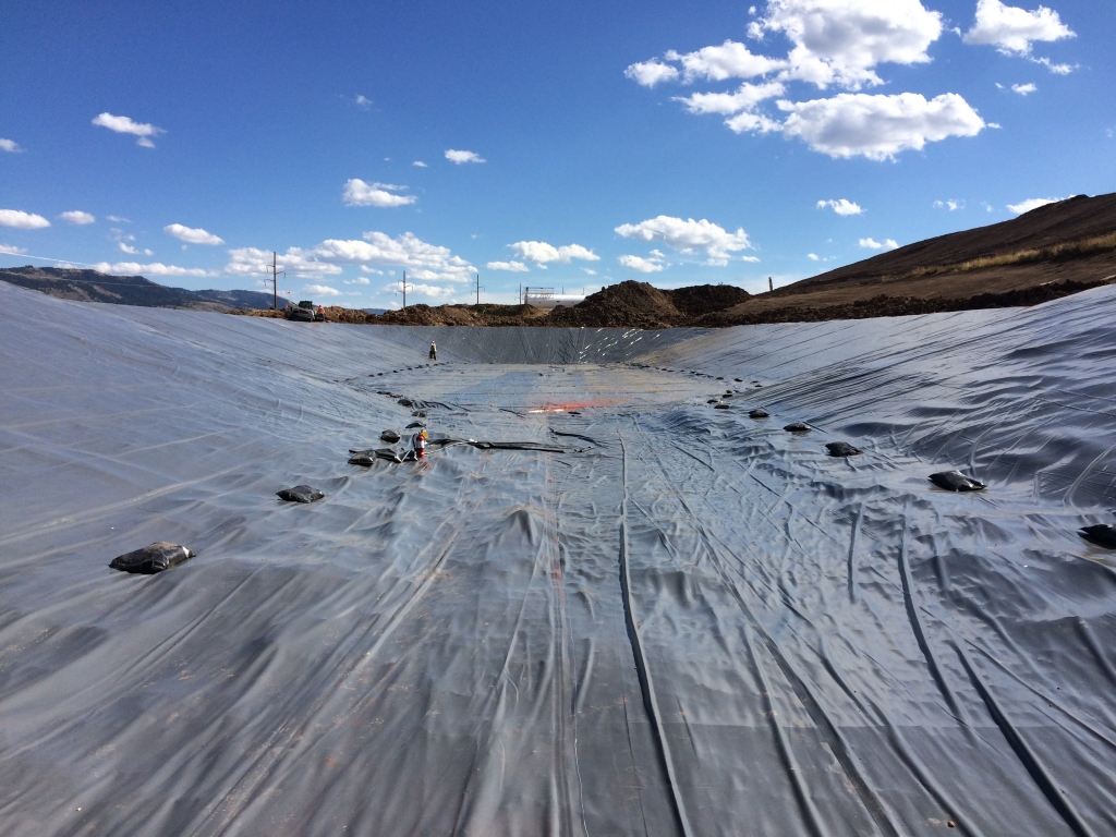 Geomembrane installation 